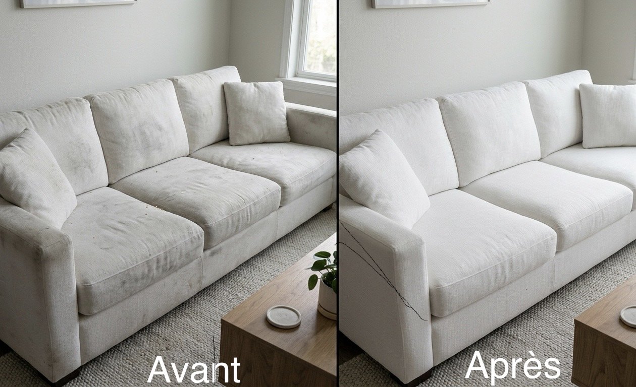Nettoyage canapé